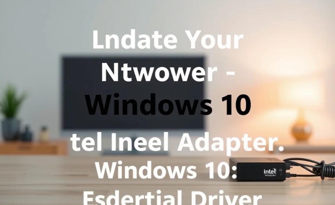 Updating Your Intel Network Adapter Drivers