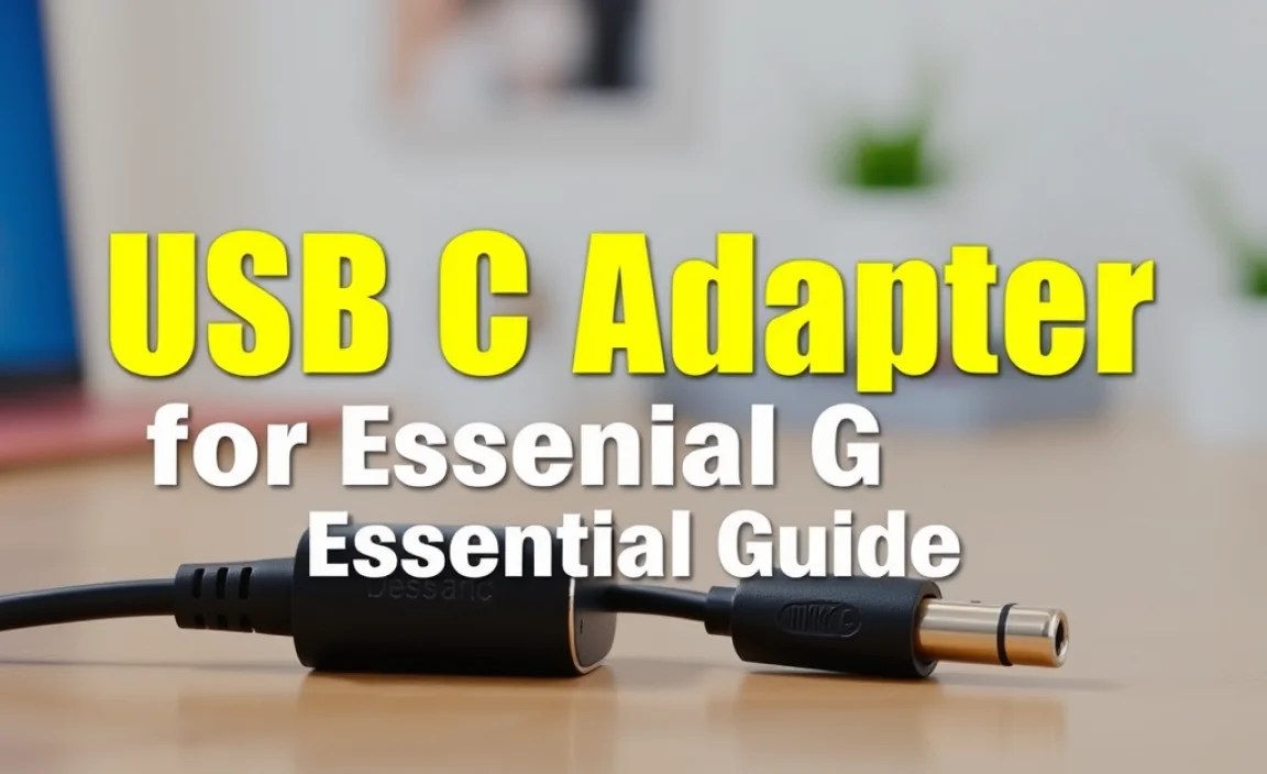 USB C Adapter for Aux: Essential Guide