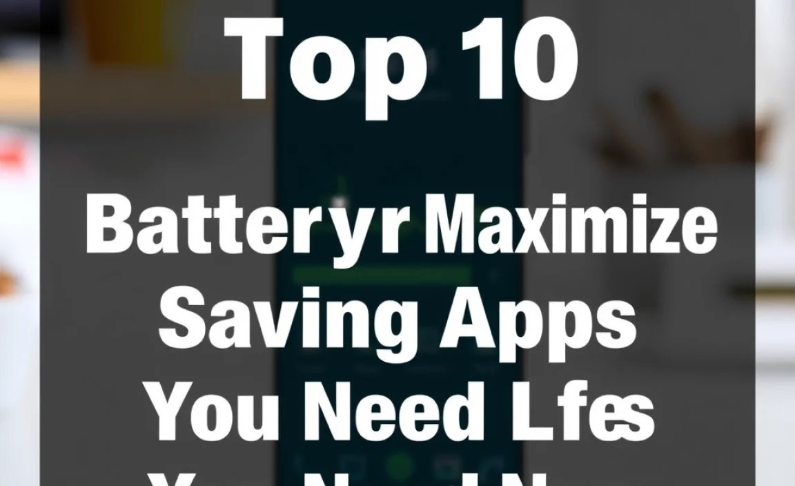 User Tips for Maximizing Battery Life
