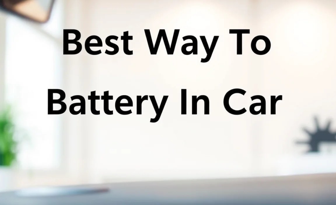 Using a Battery Charger