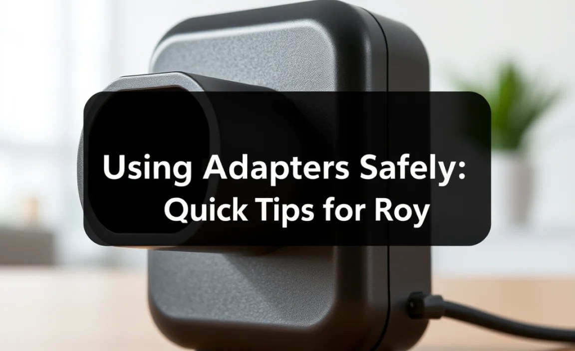 Using Adapters Safely: Quick Tips from Roy