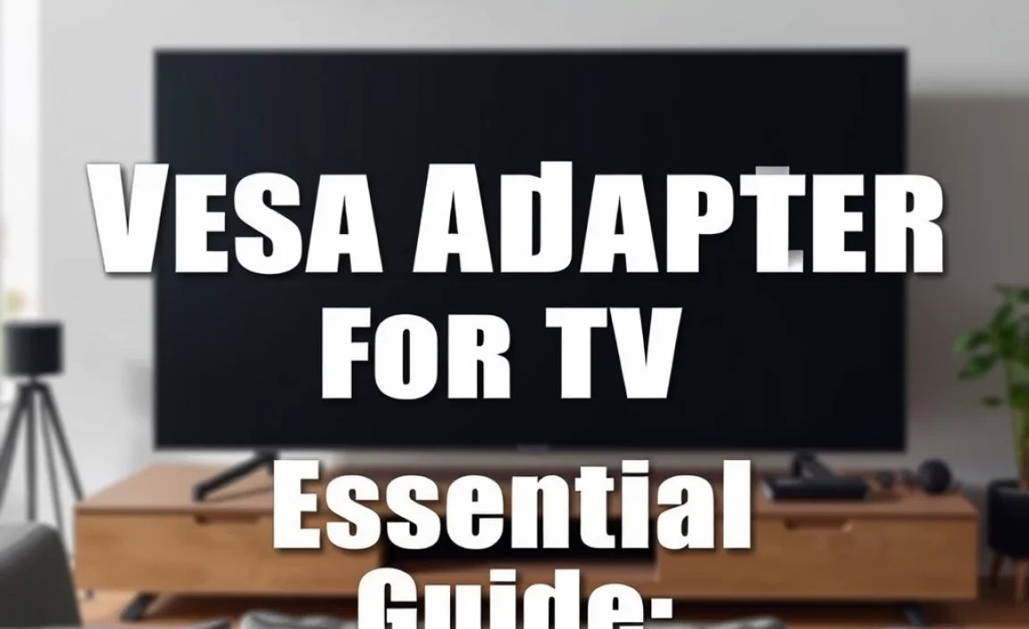 Vesa Adapter For TV: Essential Guide