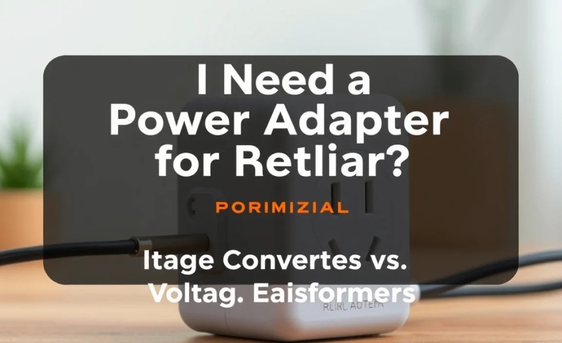 Voltage Converters vs. Voltage Transformers