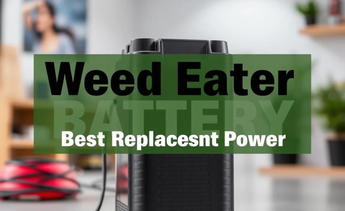 Weed Eater Battery: Best Replacement Power