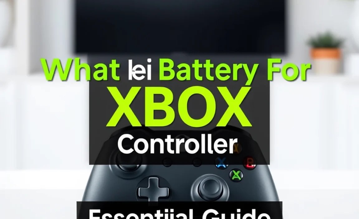 What Battery For Xbox Controller: Essential Guide