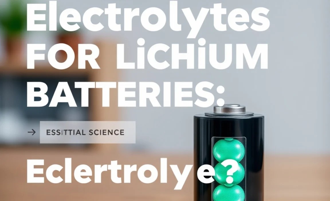 What Makes a Good Electrolyte?