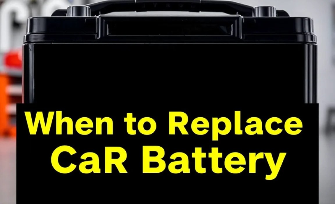 When to Replace Your Car Battery