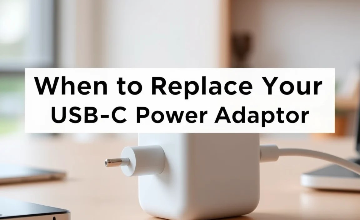 When to Replace Your USB-C Power Adapter