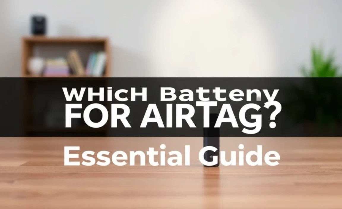 Which Battery For AirTag: Essential Guide