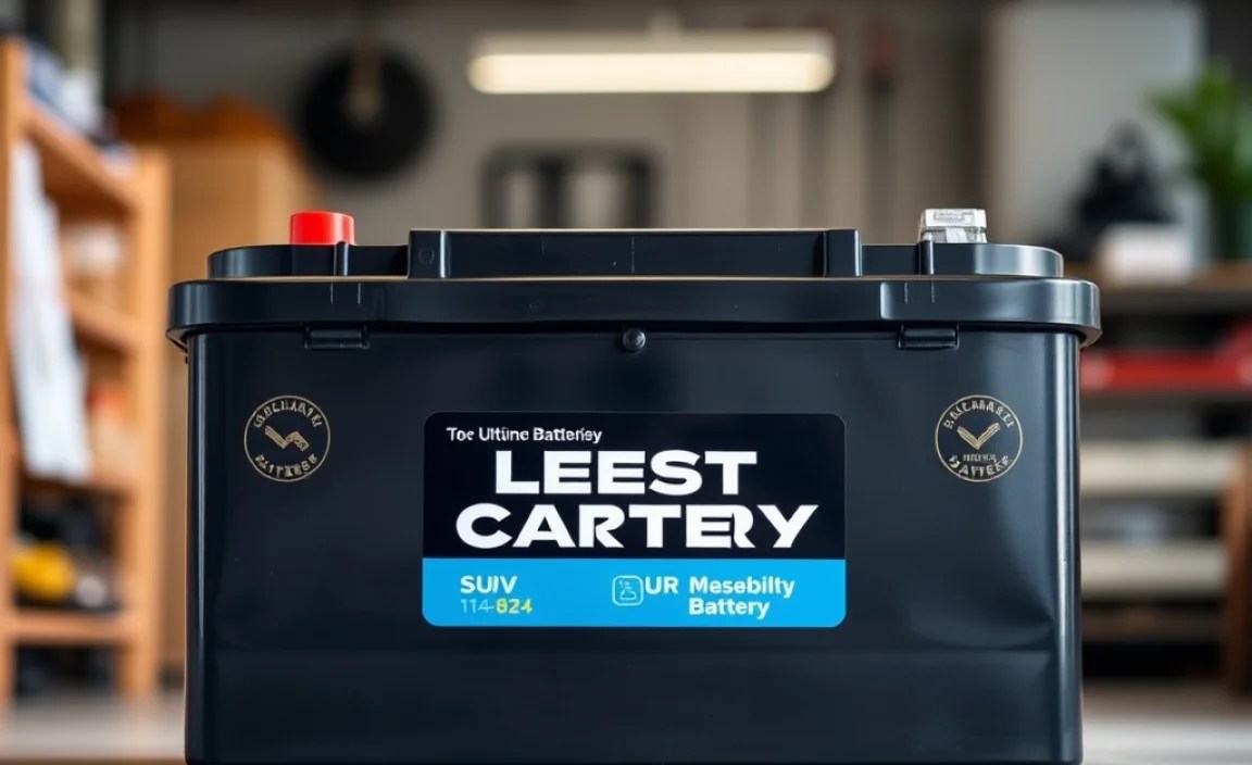 Why SUVs Need Specific Batteries