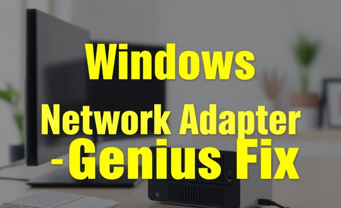 Windows Driver for Network Adapter: Genius Fix