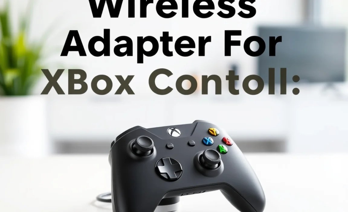 Wireless Adapter For Xbox Controller: Connect To Pc