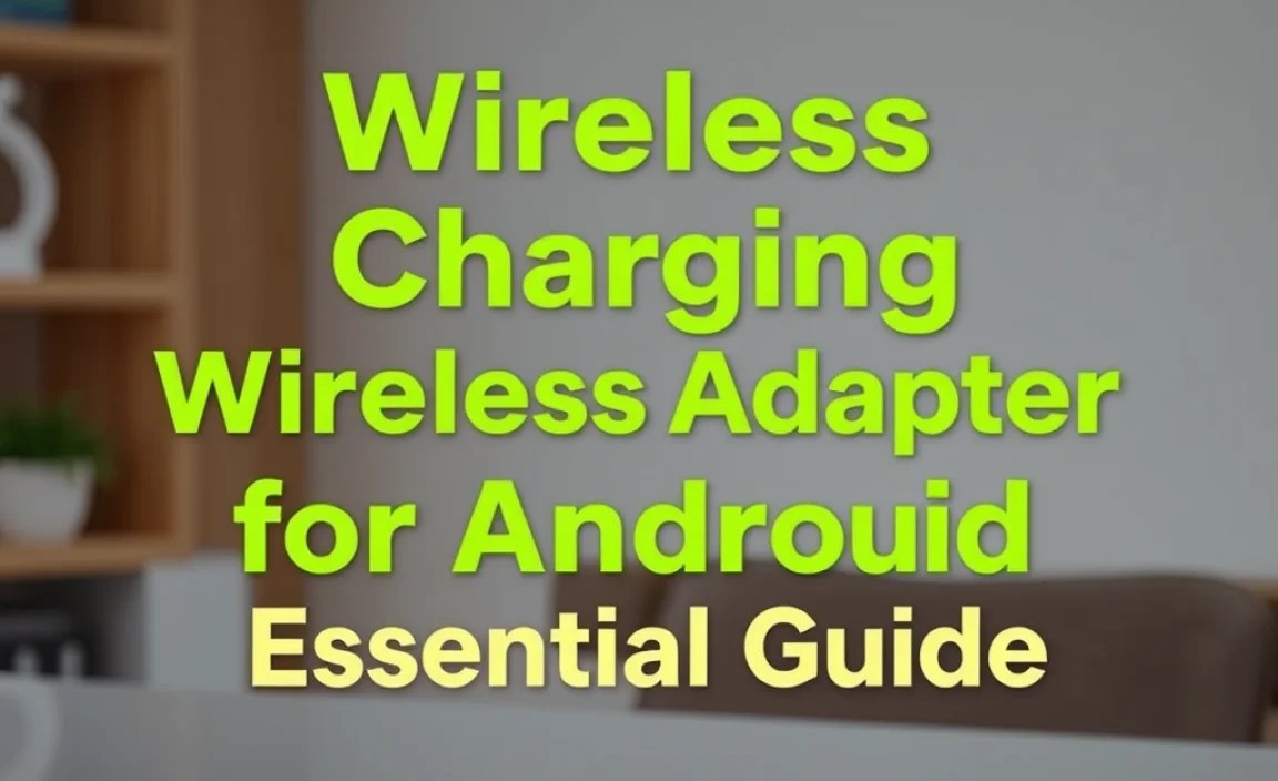Wireless Charging Adapter for Android: Essential Guide