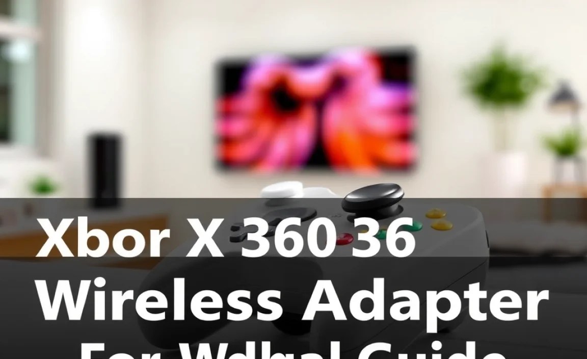 Xbox 360 Wireless Adapter For Windows: Essential Guide