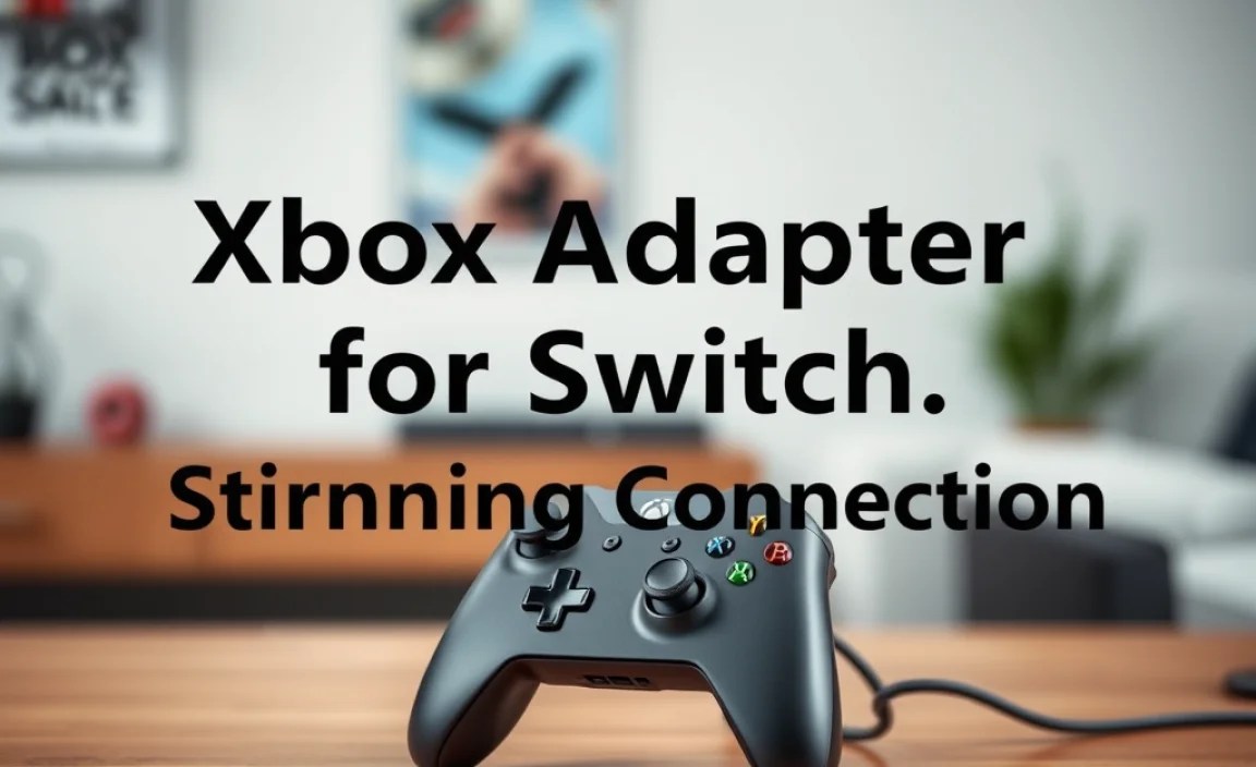 Xbox Adapter for Switch: Stunning Connection