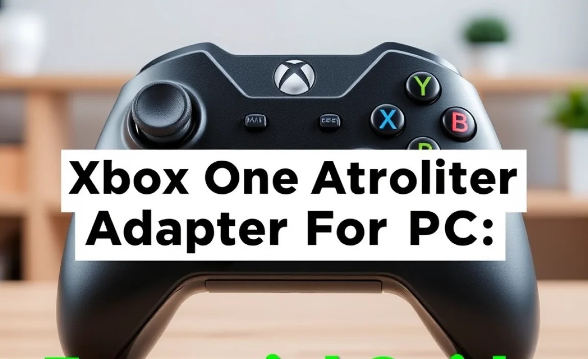 Xbox One Controller Adapter For PC: Essential Guide