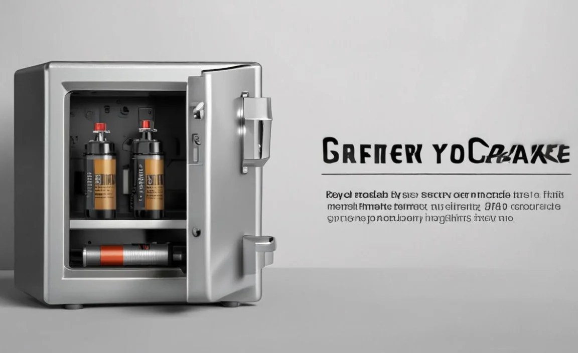 Preparing Your Sentry Safe