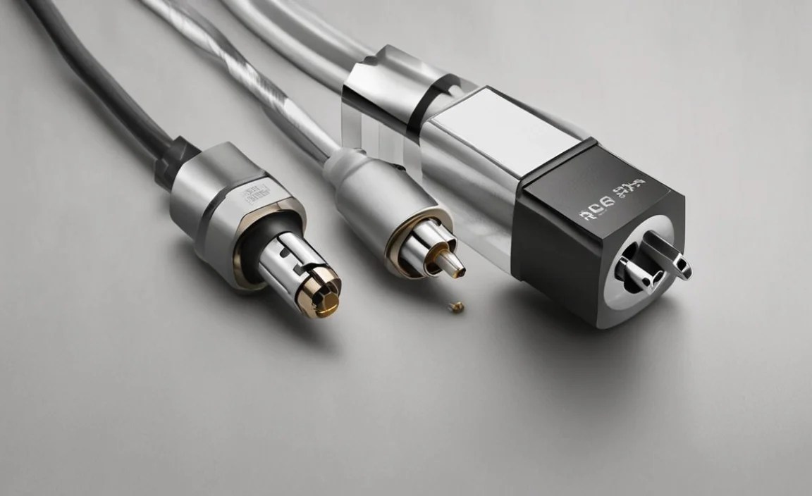 2. RCA to Spring Clip Adapters