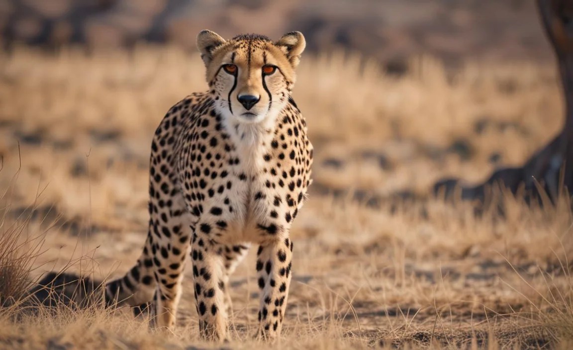 Q1: Why do cheetahs have black tear marks?