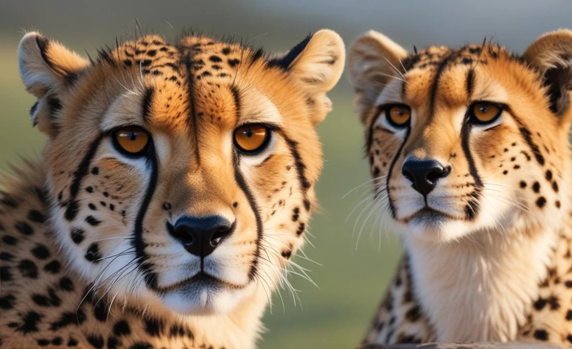 Q3: How do cheetah cubs hide from predators?