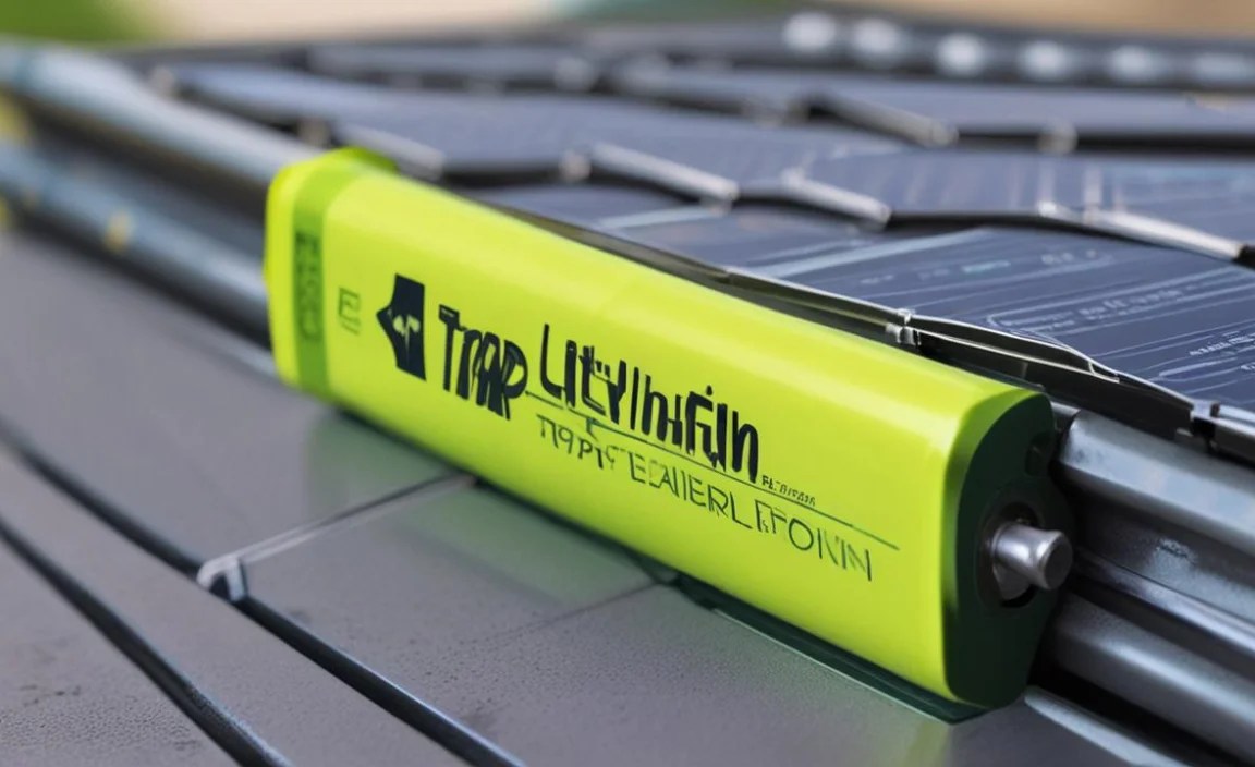 Top Lithium Ion Battery For Solar Panel Efficiency
