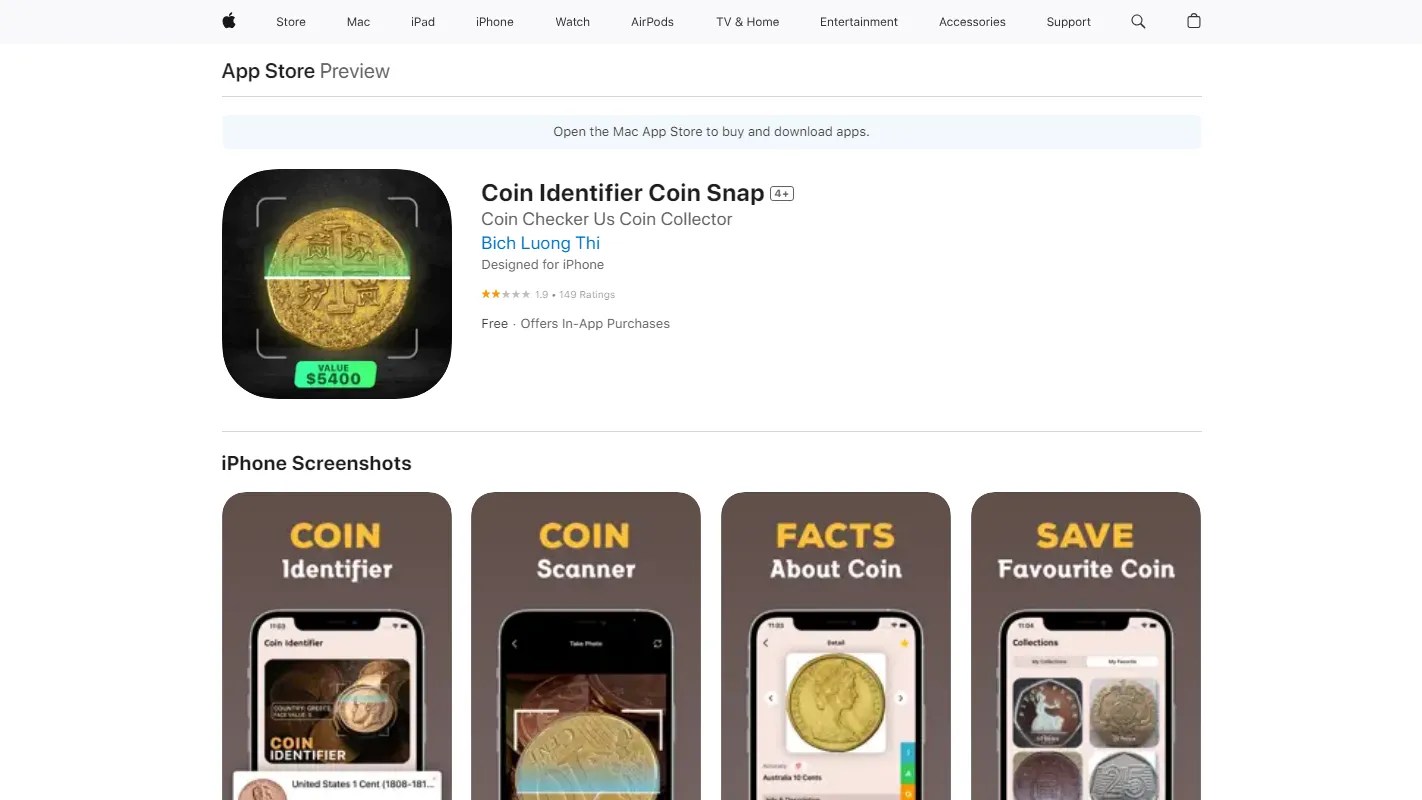 Coin Identifier Coin Snap Pricing And Best Features