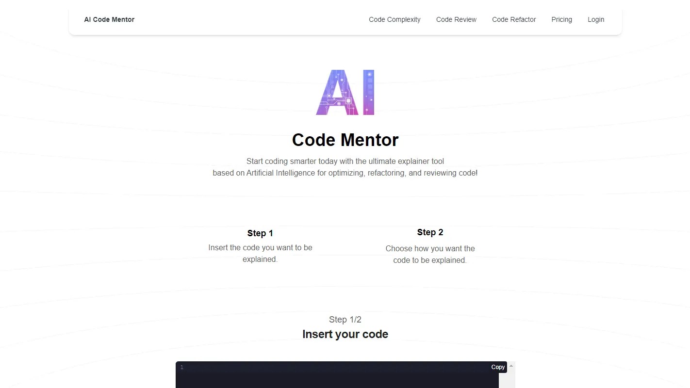 AI Code Mentor Overview 2024 Pricing And Best Features
