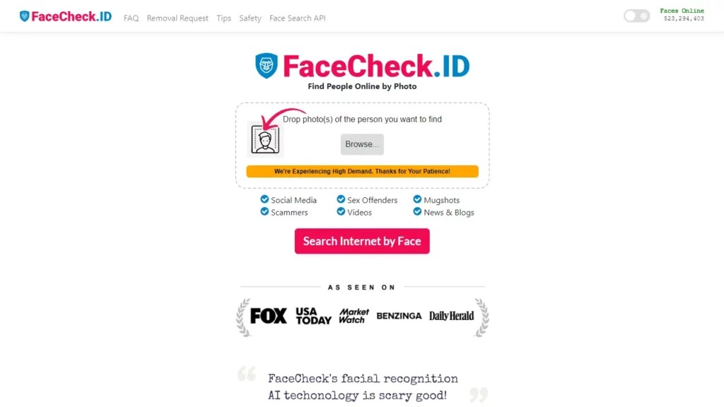 FaceCheck ID Overview 2024 Pricing And Best Features