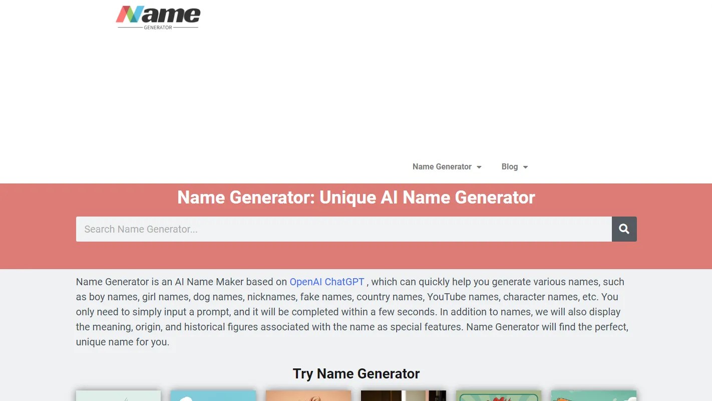 Name Generator Overview 2024 Pricing And Best Features