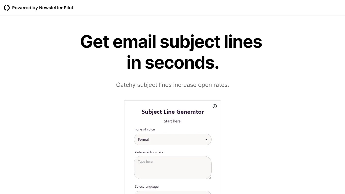 Subject Line Generator Overview 2024 Pricing And Best Features