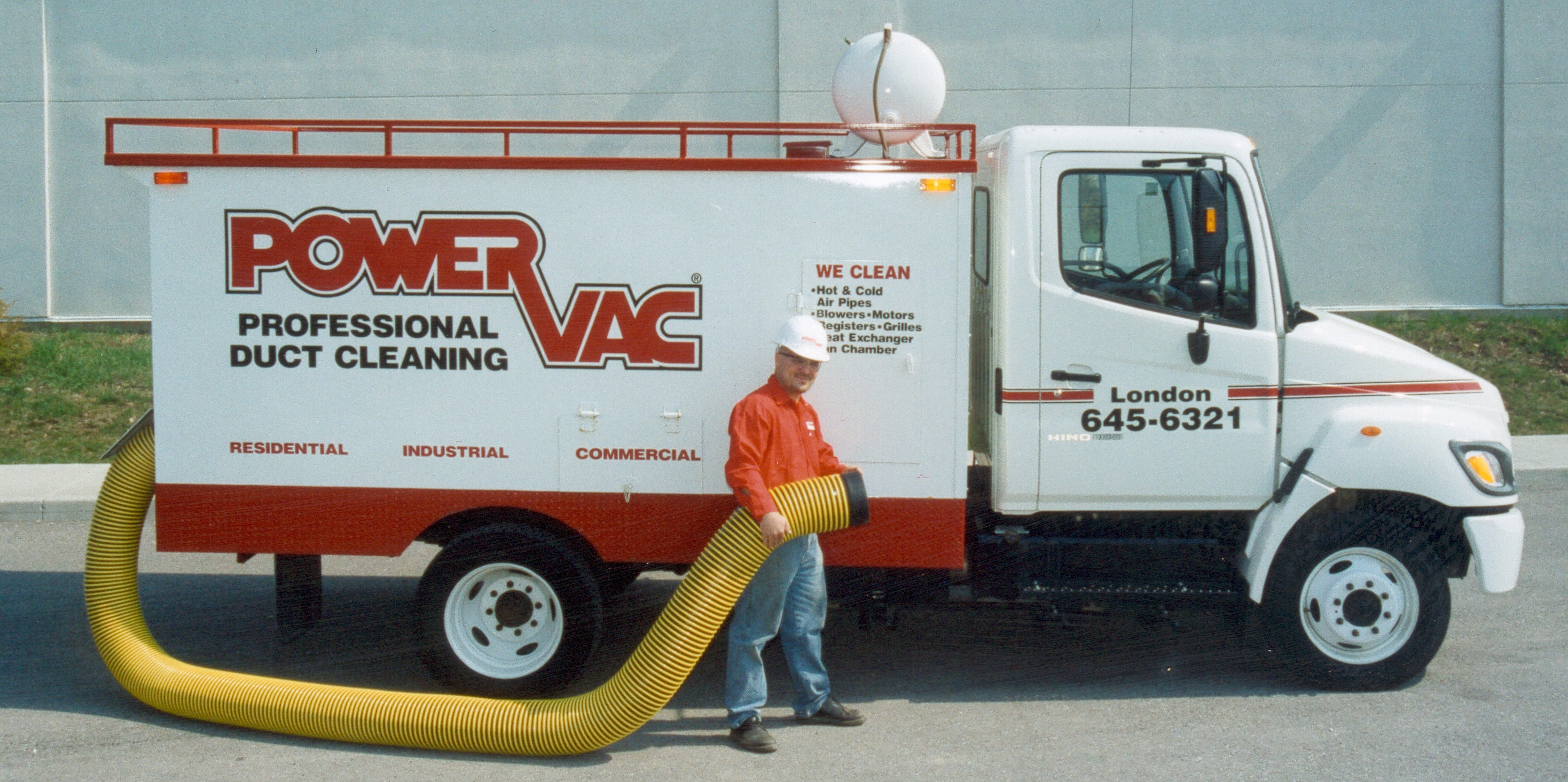 duct cleaning truck Power Vac Serving Since 1966