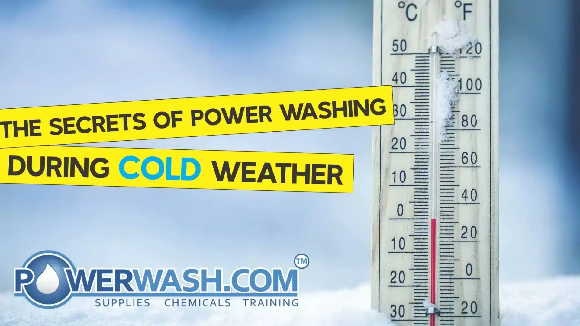 The Secrets of Power Washing During Cold Weather Video