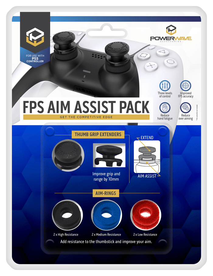 Playstation PS5 FPS Aim Assist Pack Powerwave Gaming Accessories
