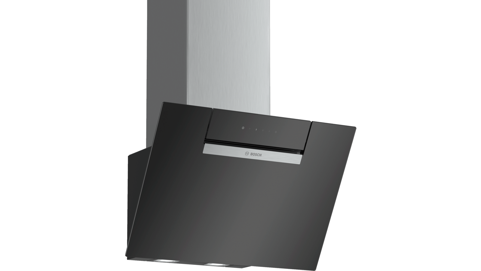 Bosch Series 2 DWK67EM60B 60 cm Angled Chimney Cooker Hood Black