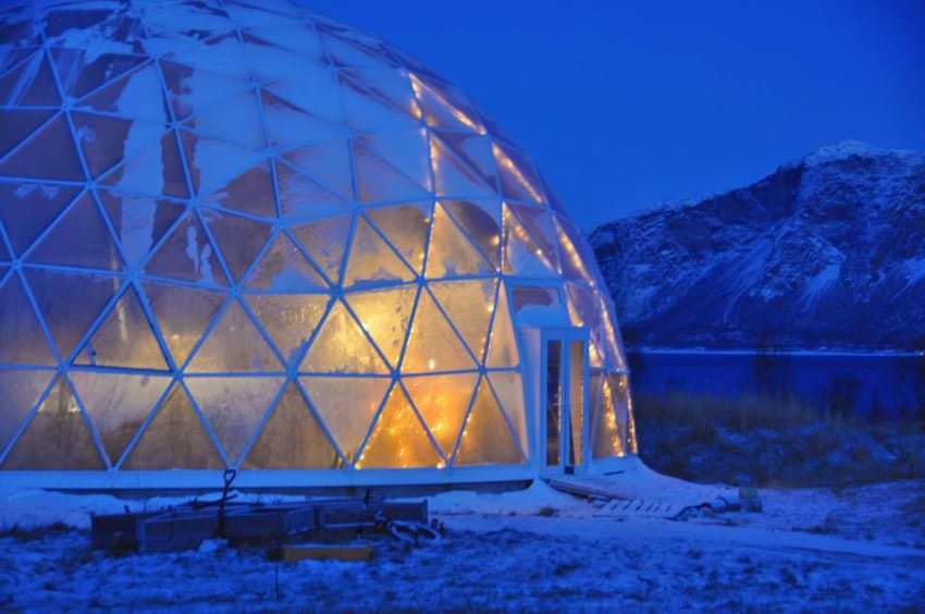 Norwegian Family Lives in This Glass Bubble House on Arctic Circle