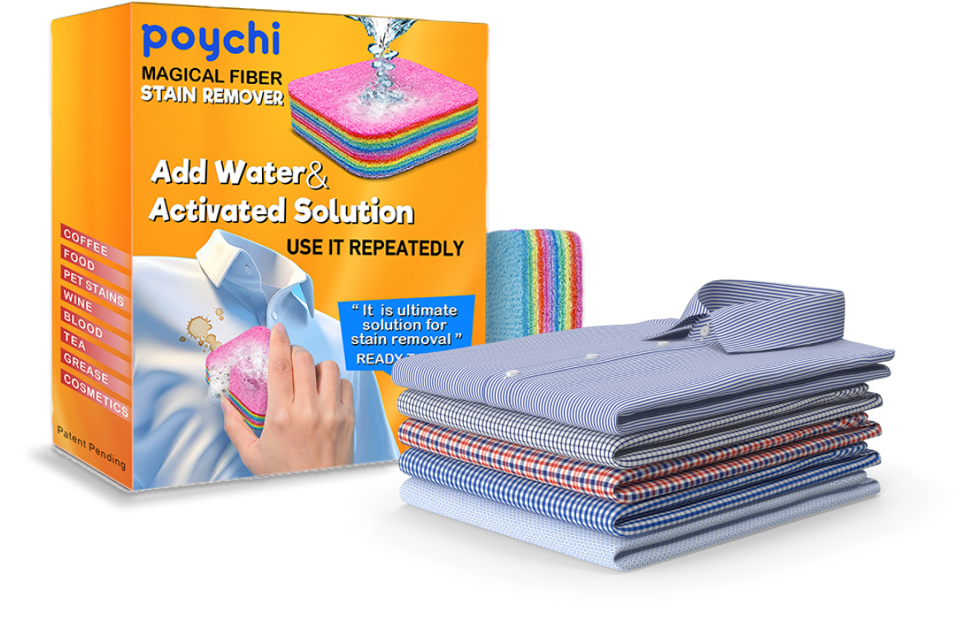 Magical Stain Remover Poychi Multilayered Microfiber Super Sponge