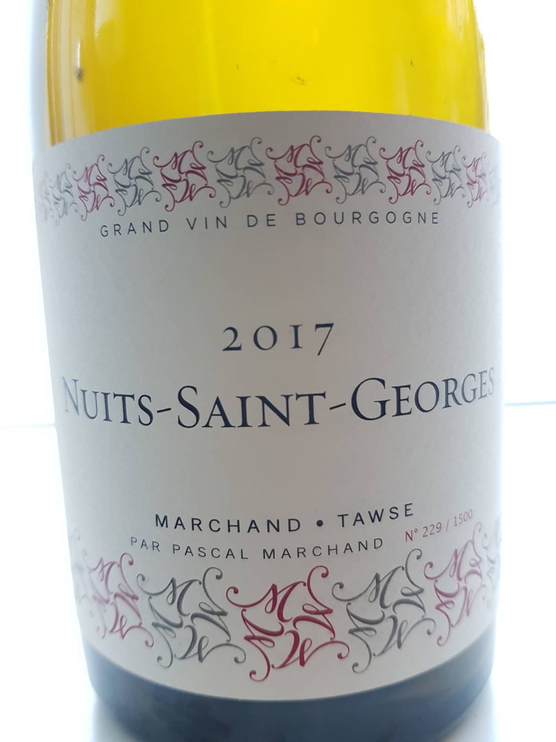 2017 Marchand Tawse Nuits Saint pp的品酒筆記