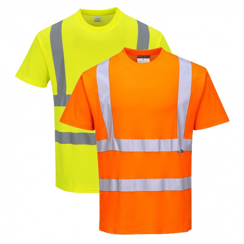 Hi Vis Cotton Comfort Short Sleeve TShirt