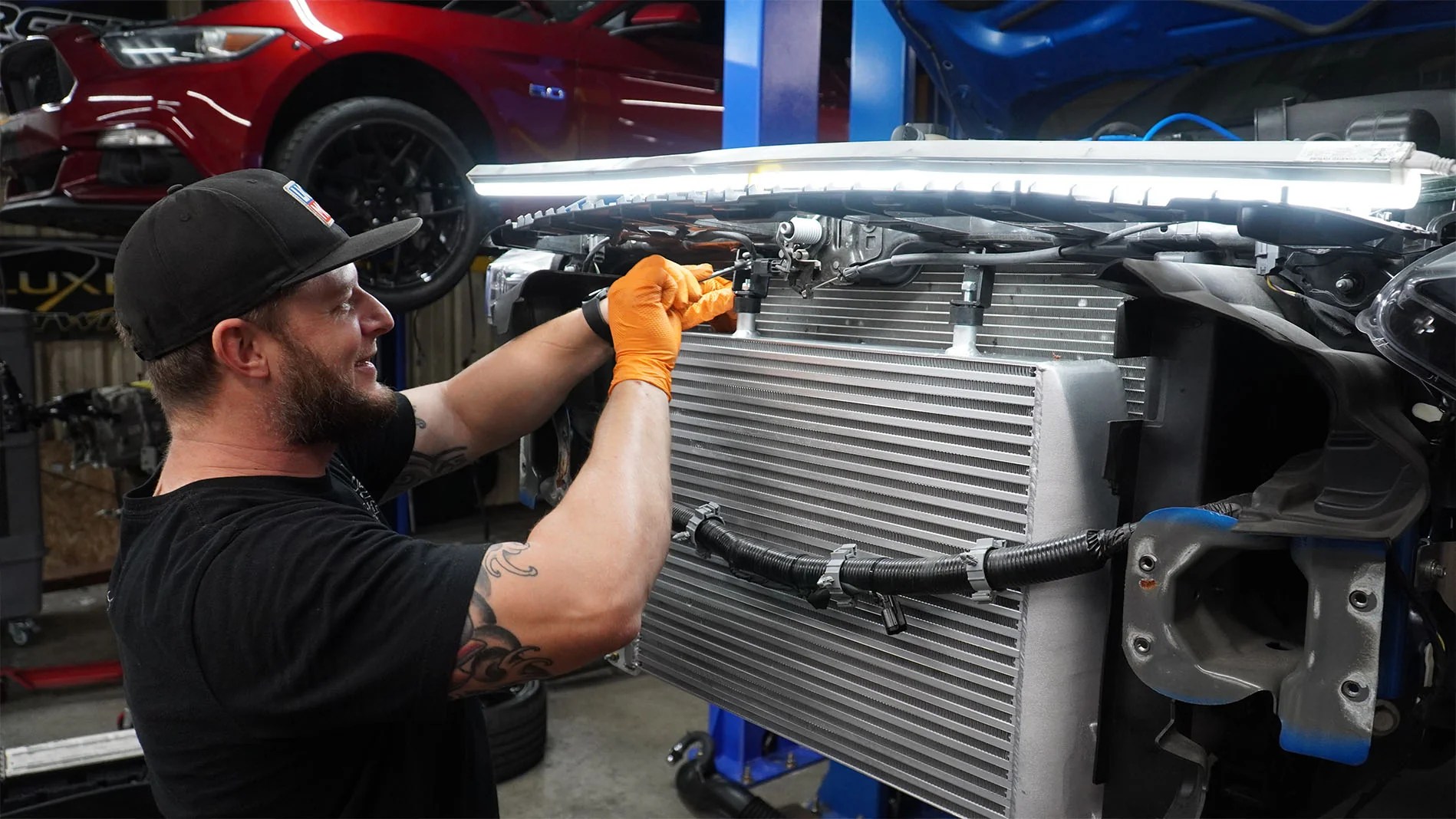 Installing The BEST intercooler upgrade for your 20152022 Mustang Eco