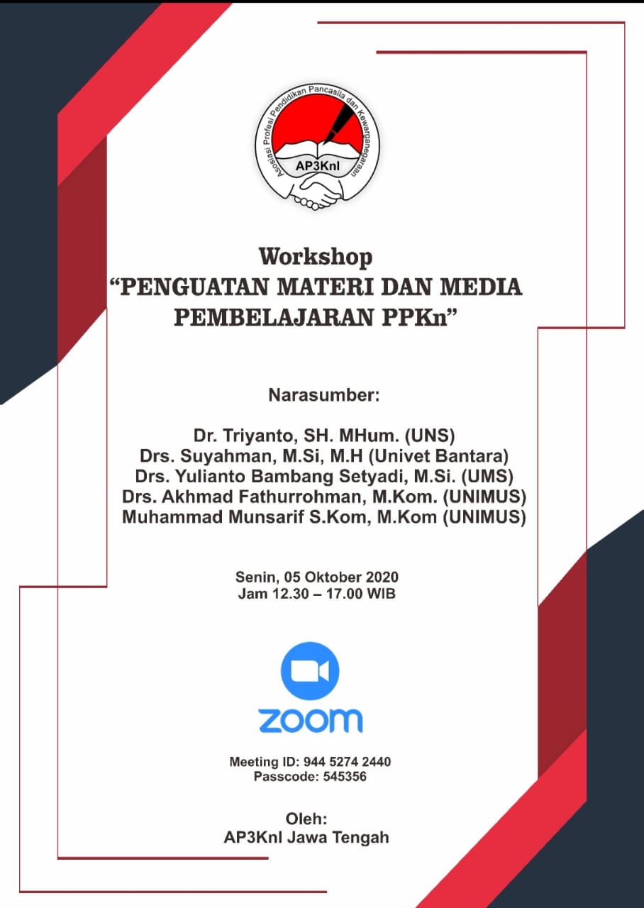 AP3KnI - JATENG | Pengabdian Di MGMP SMP PPKn Jateng