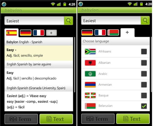 Babylon para Android Excelente tradutor gratuito Pplware