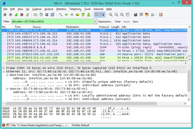 Aprenda a usar o sniffer Wireshark (Parte V) Pplware