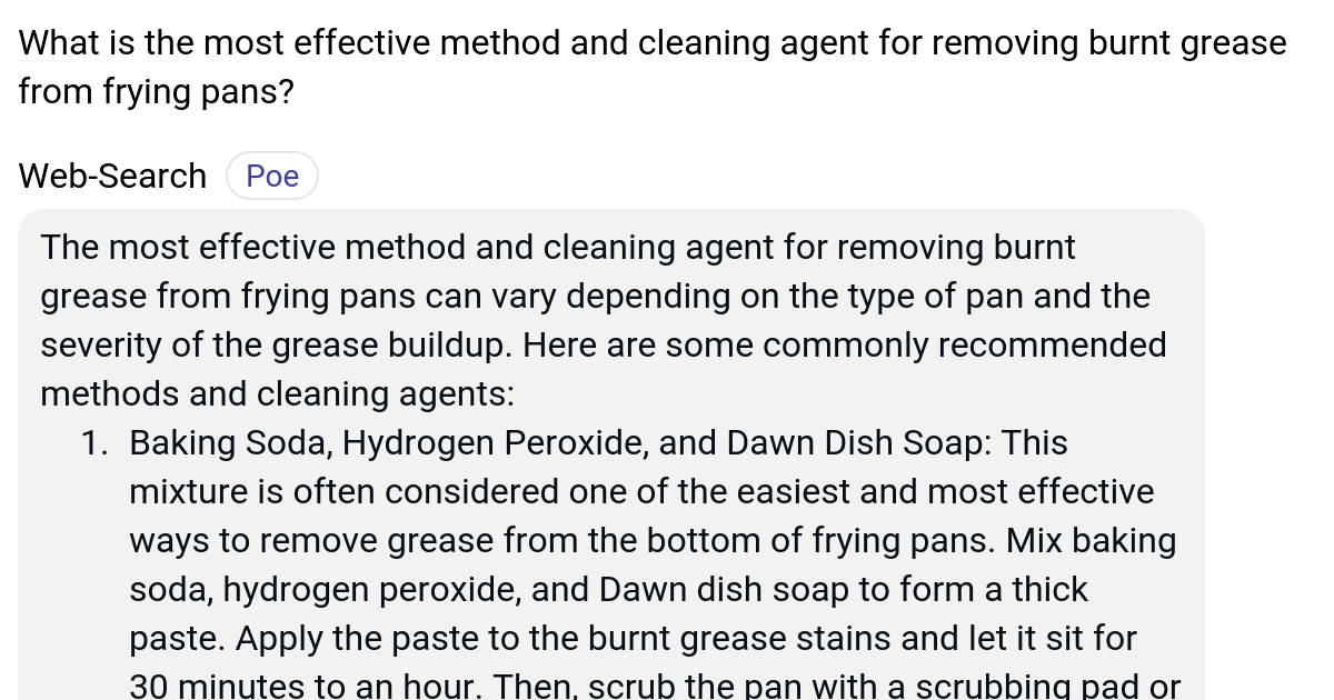 What is the most effective method and cleaning agent for removing burnt