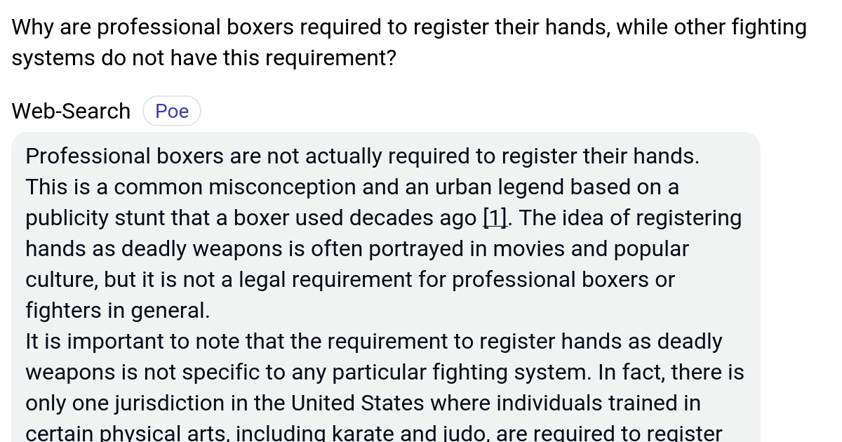 Why are professional boxers required to register their hands, while
