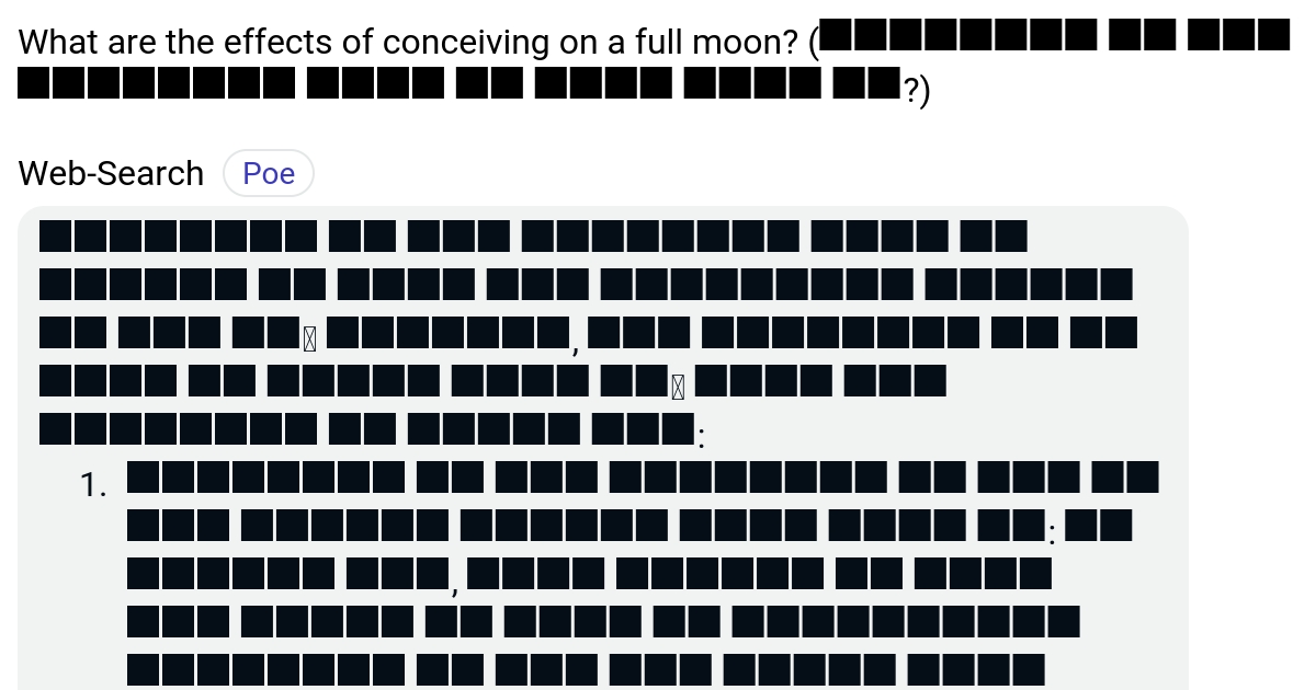 What are the effects of conceiving on a full moon? (पूर्णिमा के दिन