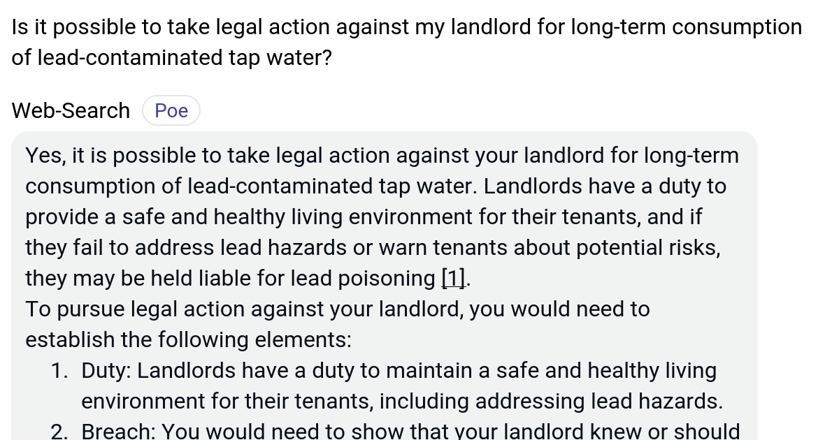 Is it possible to take legal action against my landlord for longterm