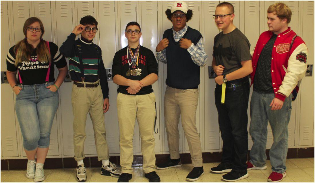 Spirit week day 3 Jock vs Nerd day The Panther Prowl