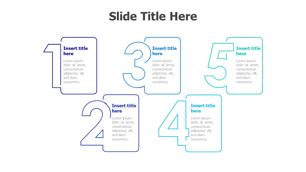 Numbering PowerPoint Templates