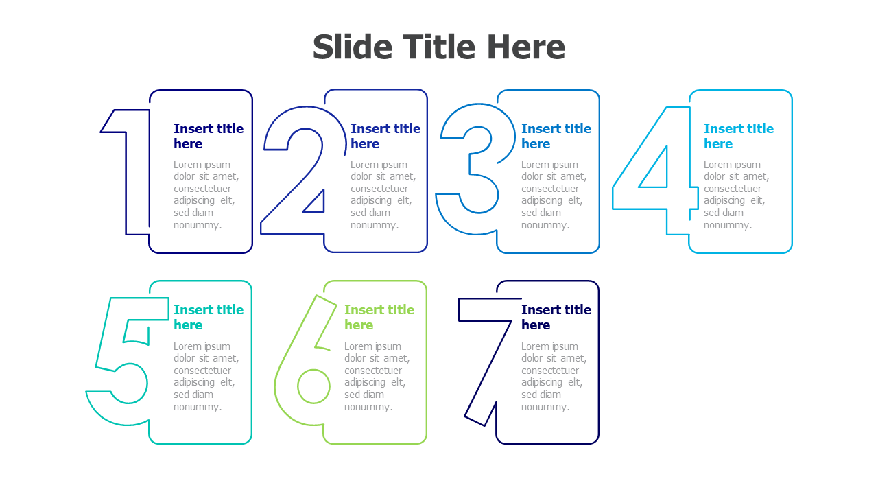 Numbering PowerPoint Templates