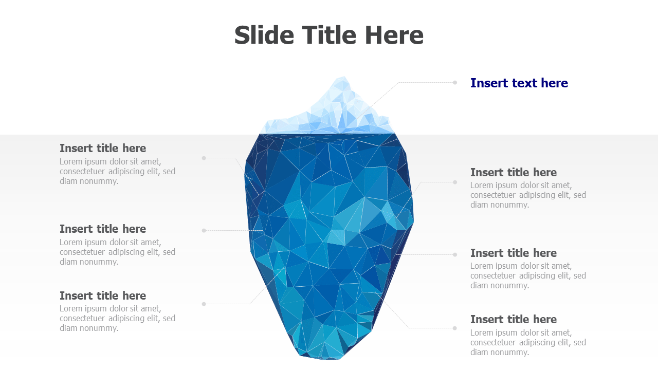 Iceberg Infographic Iceberg Slides Iceberg templates